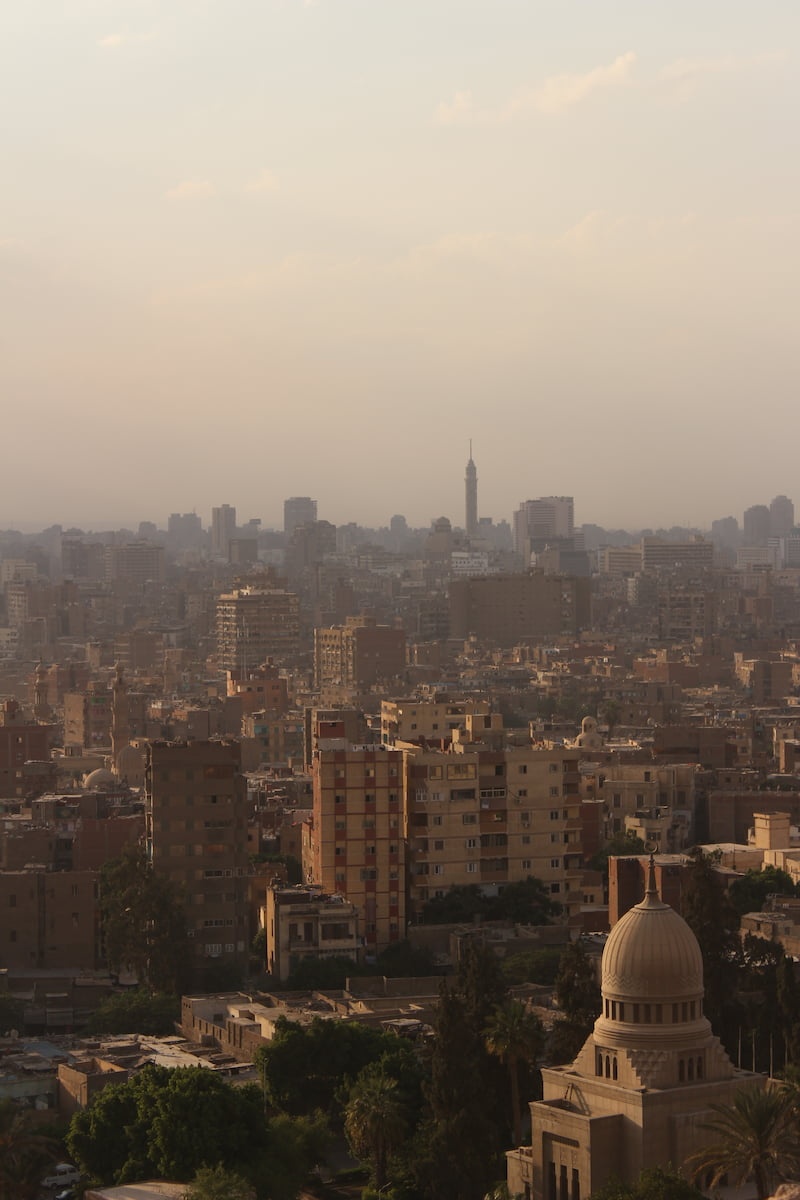 Panoramic view of the city from the mosque of Muhammad Ali
