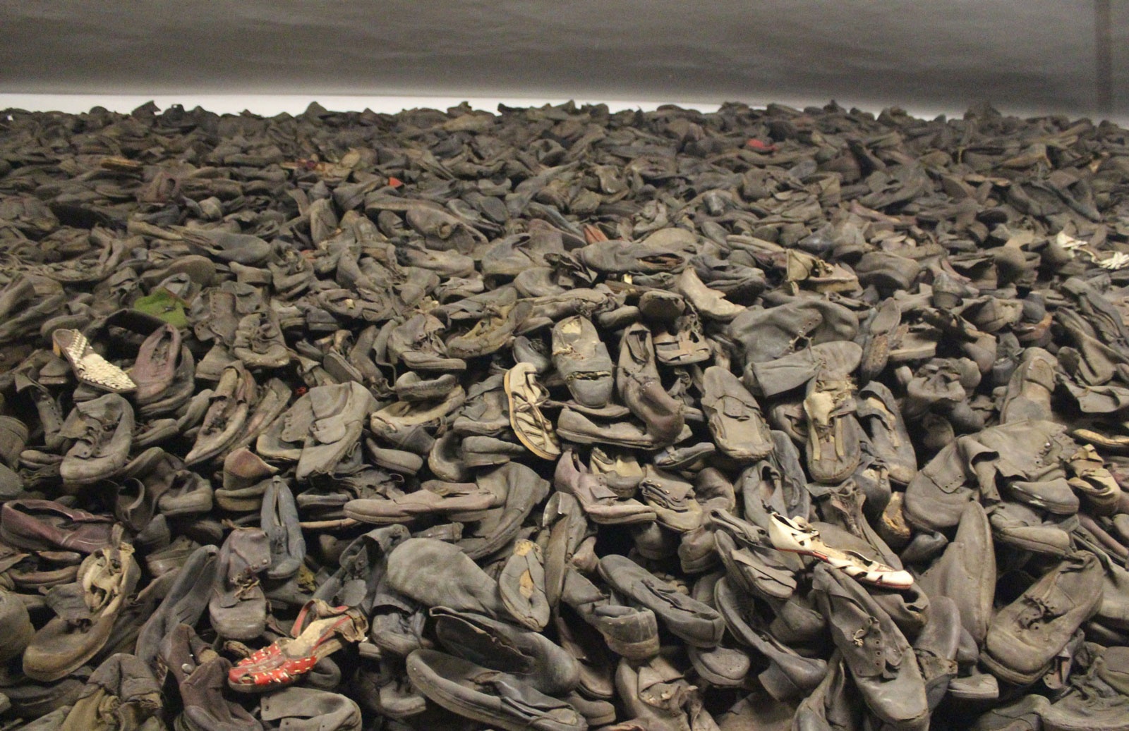 Huge pile of shoes