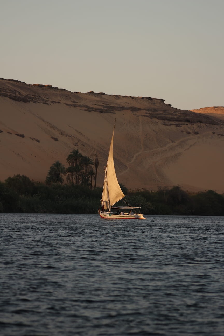 Felucca on the river Nile